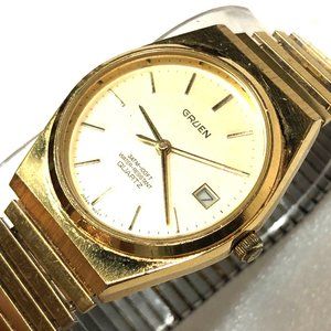 Gruen Quartz Date Watch